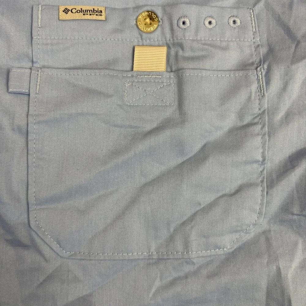 Columbia Polo Shirt Mens 2XL Blue PFG Performance Fishing Short Sleeve - Picture 5 of 11